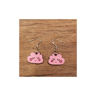 Hanging Earrings - Pink Cloud