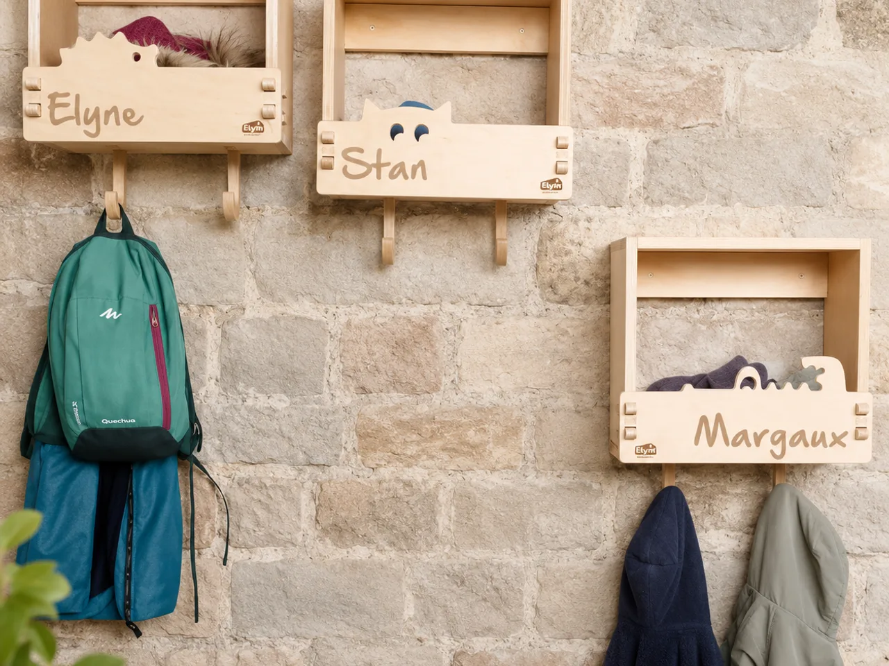 Ely'Box Animaux, rangement en bois