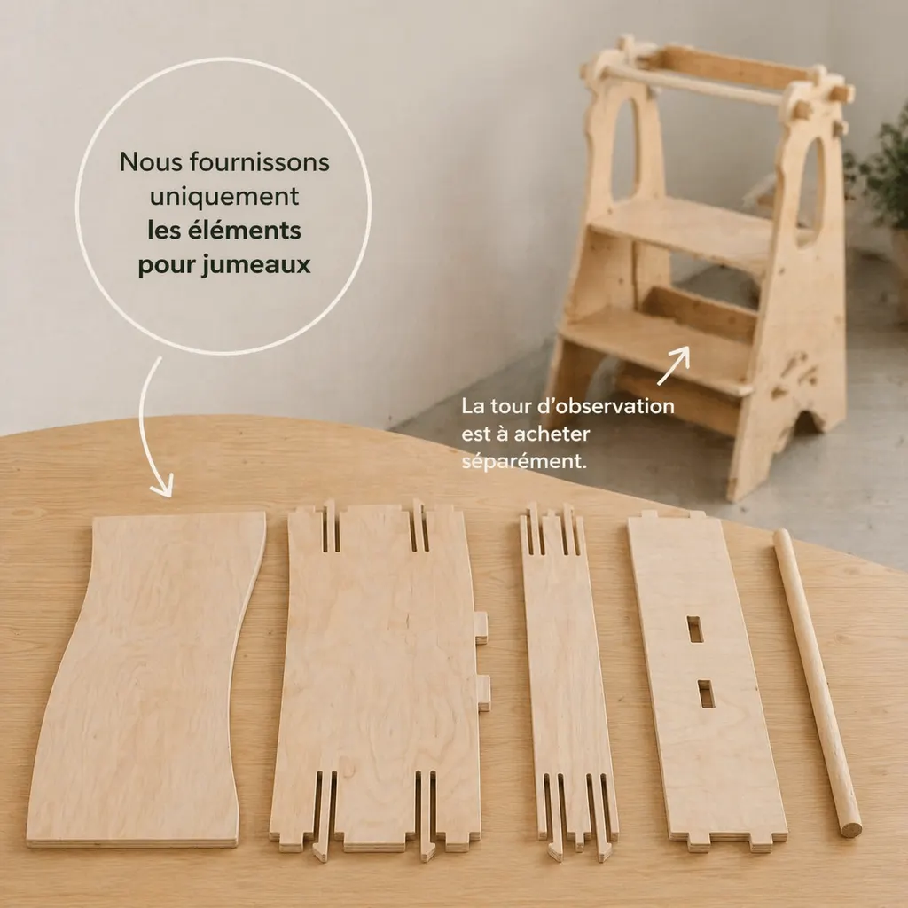 Kit jumeaux pour tour d’observation Elysta — vue 2