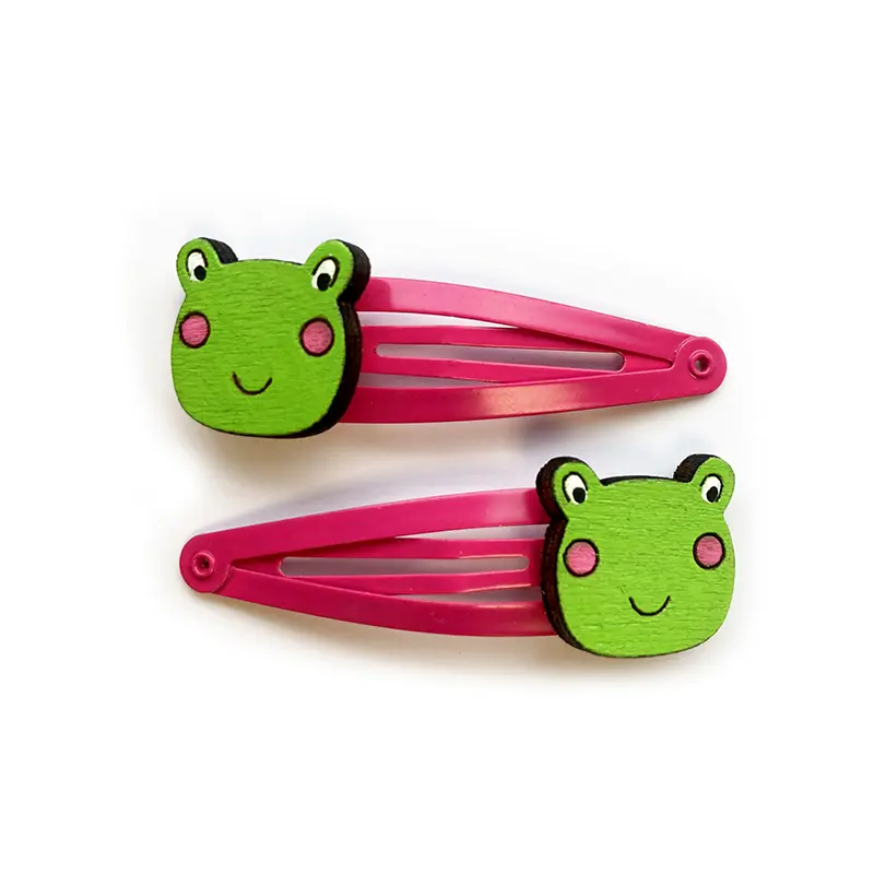 Pinces à cheveux - Grenouille.webp