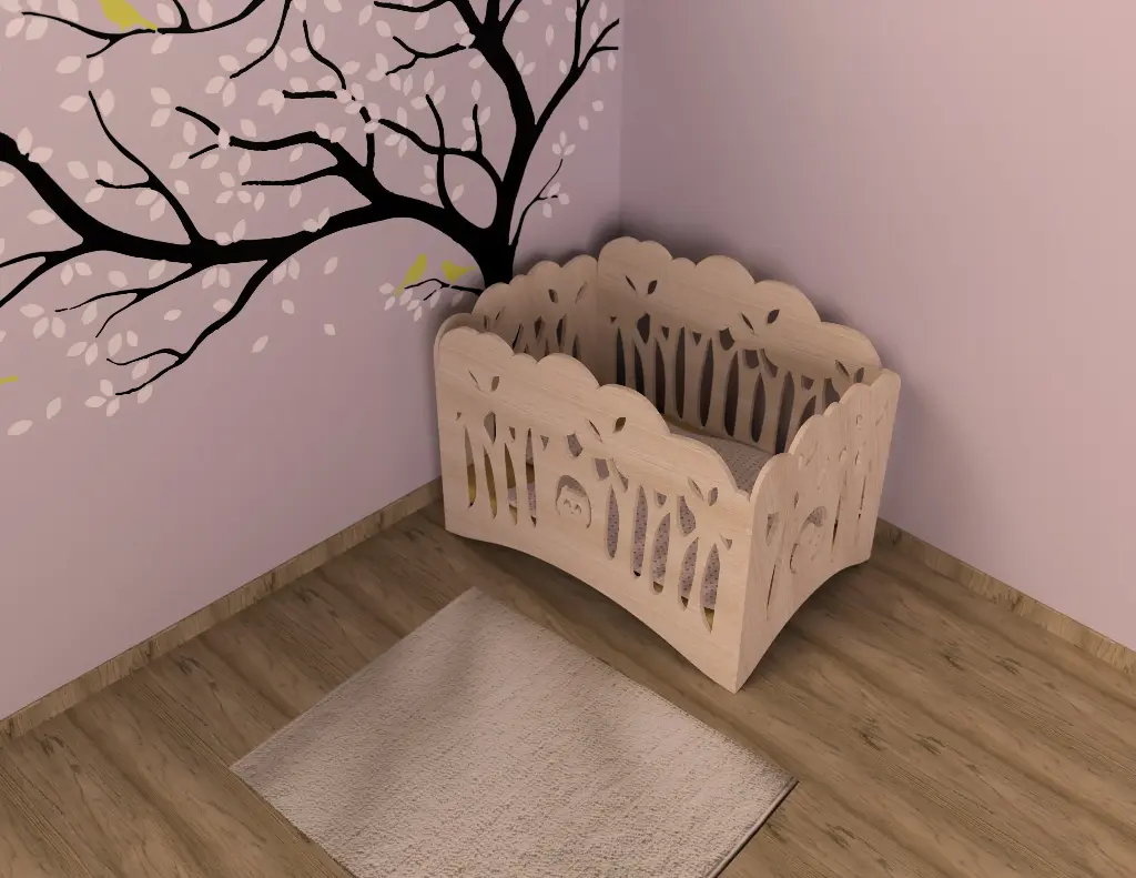 Lit à barreaux (Pas de personnalisation)