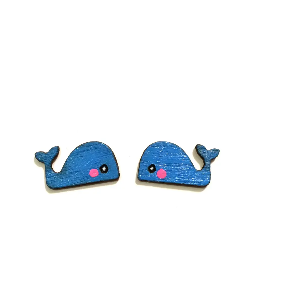 Boucles d'oreilles perceuses - Baleine