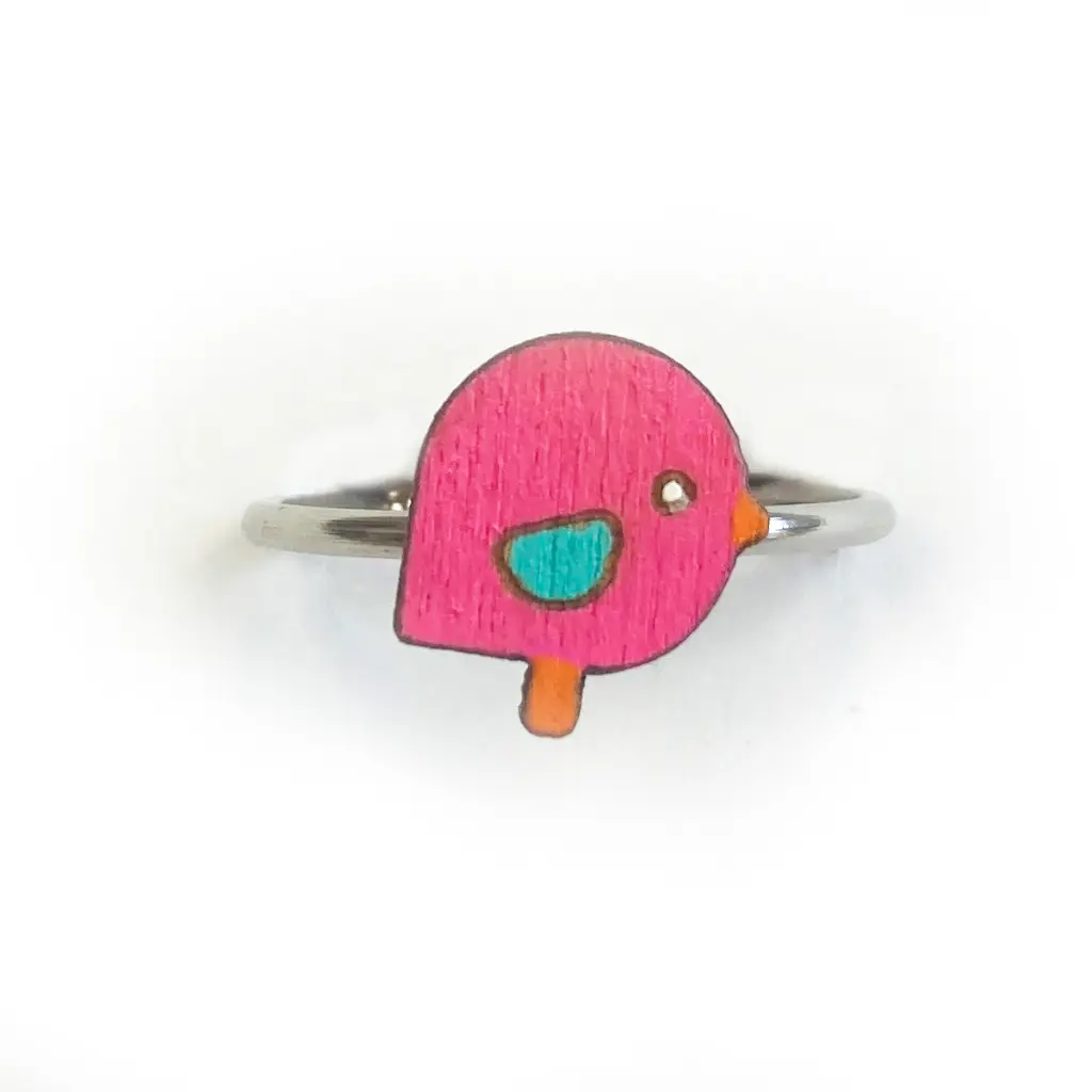 Bague - Oiseau (Rose)
