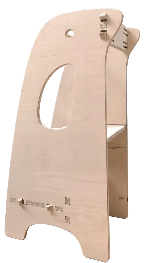 Tour d'Observation Montessori - Pingouin (Bois Naturel, Pas de personnalisation)