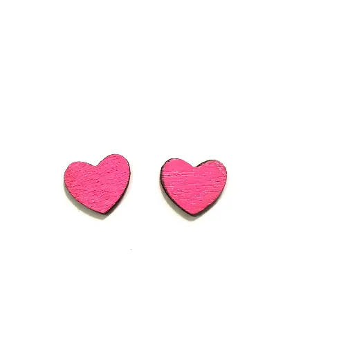 [EBOPE22] Boucles d'oreilles perceuses - Coeur