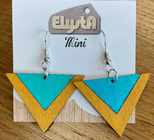 [EBOAD103] Boucles d'oreilles adultes - Triangle